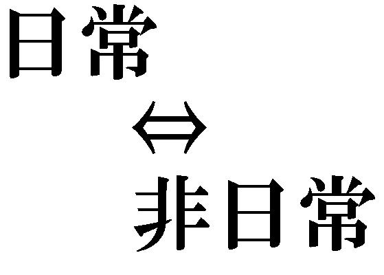 日常⇔非日常　①