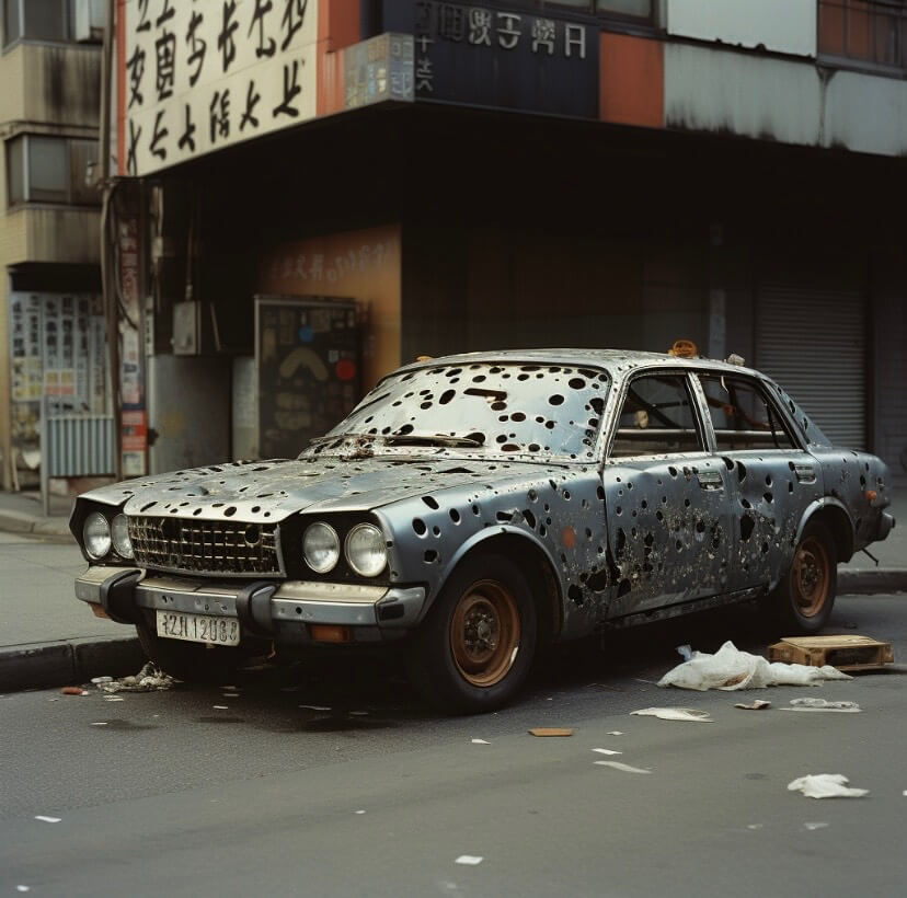 架空昭和史「蜂の巣自動車」